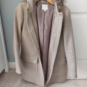 JCREW J.Crew Chateau Parka Coat Jacket with fur hood